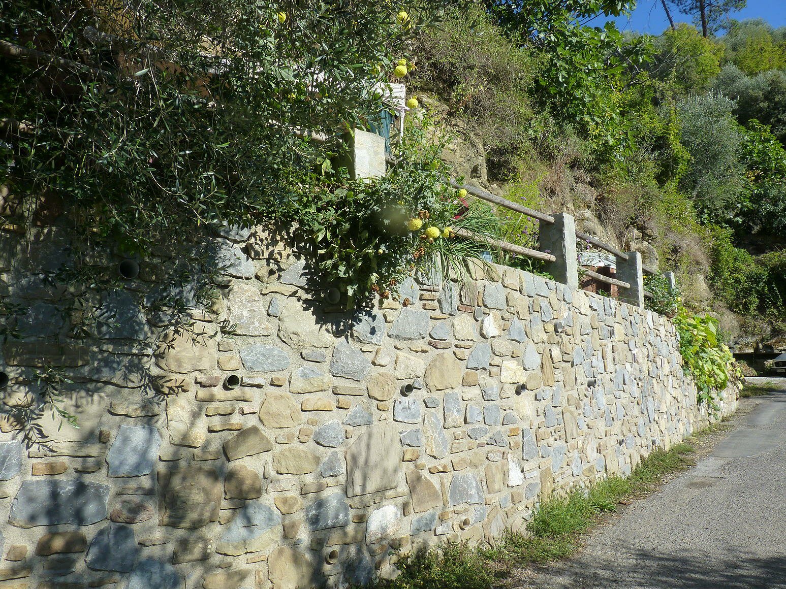 Dry Stone And Cement Walling